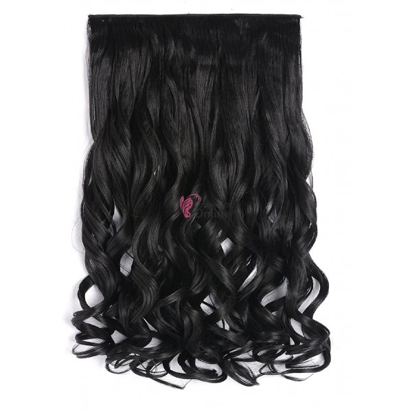 Extensie de par cu 5 Clips On delux dubla ondulata de 65 cm, Brunet Cod CYF-71321#